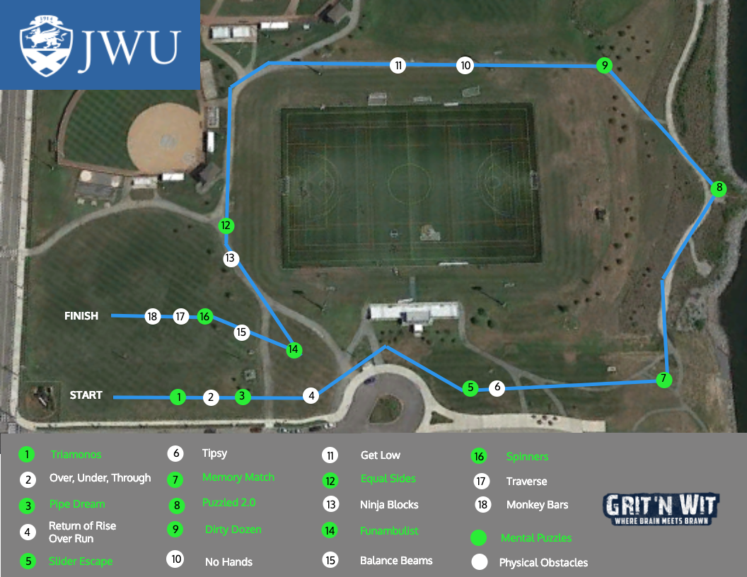 Johnson & Wales Course Map