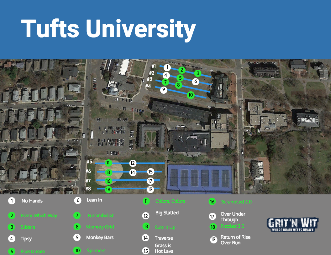 Tufts - Course Map